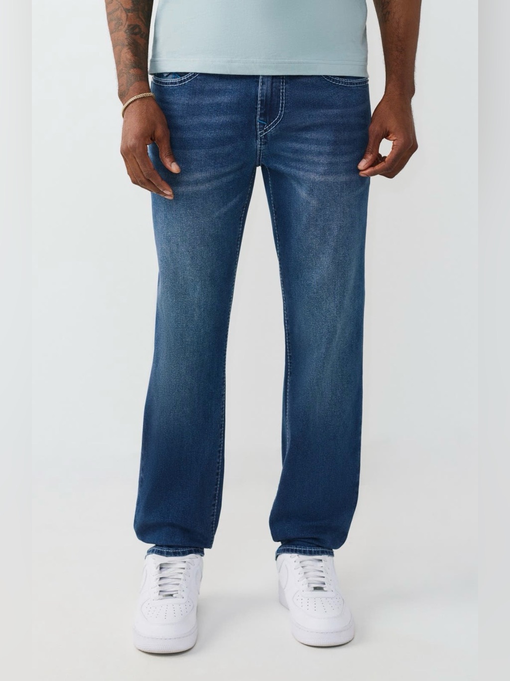 True Religion Geno Button Flap Pocket Slim Jeans Size 33x32 $204 Casual
